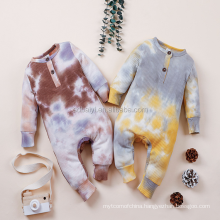 Wholesale Small MOQ Cotton Newborn Infant Clothing Overalls Autumn Winter  Baby Rompers